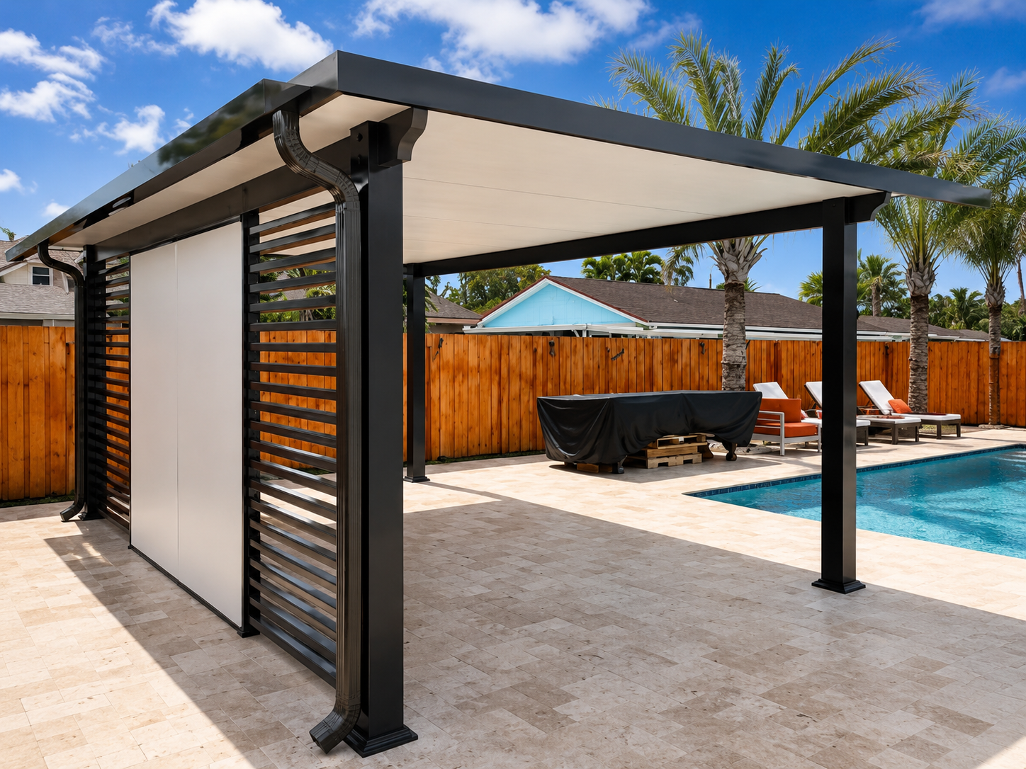 Pergola and outdoor living space by Forben Construction