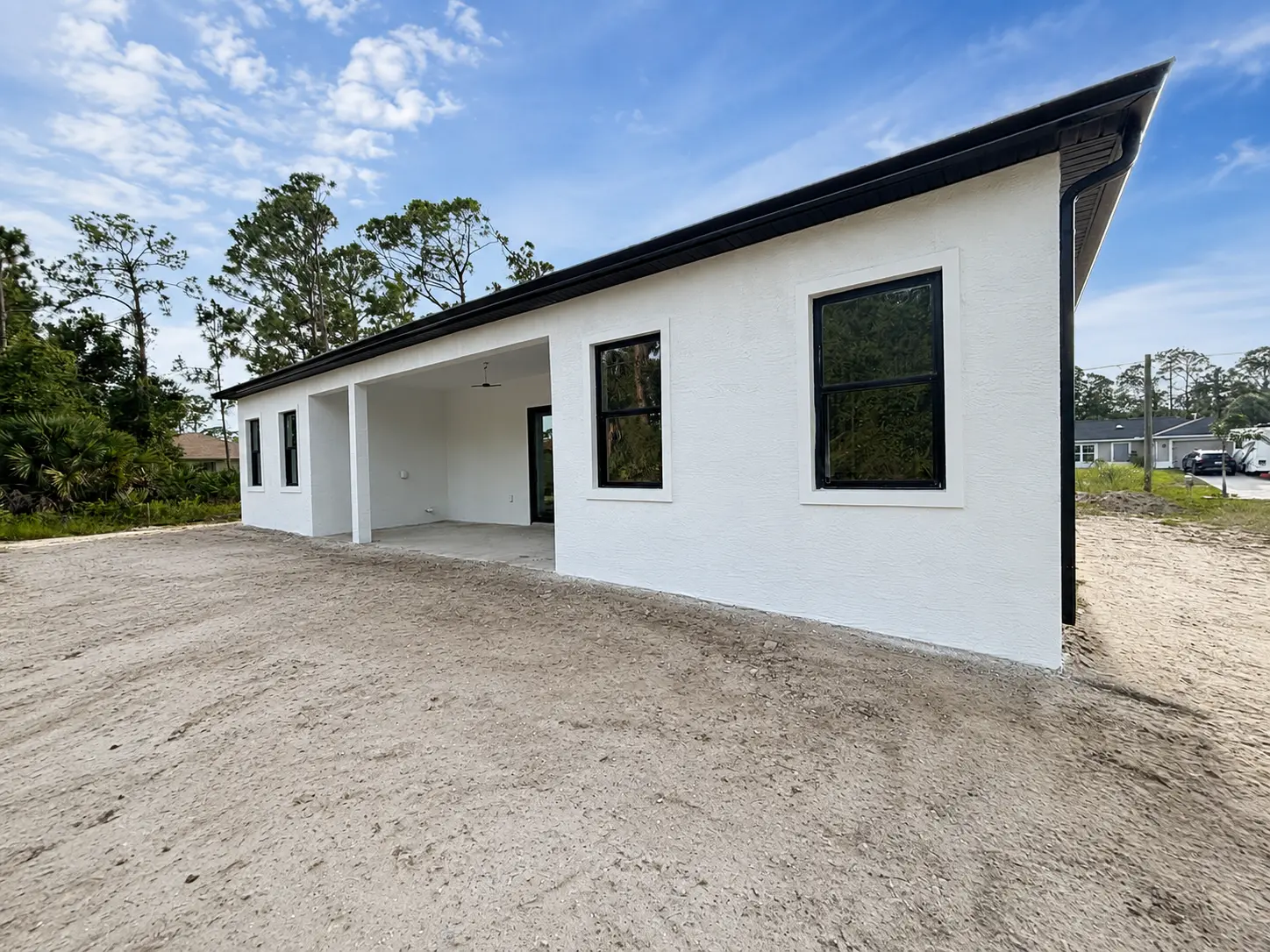 Completed South Florida residence by Forben Construction