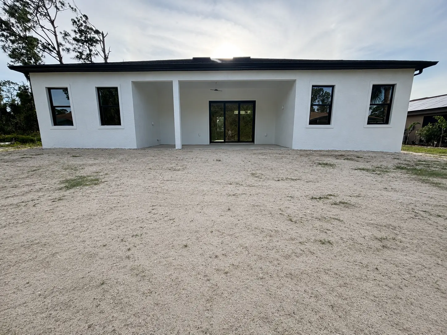 Completed South Florida home by Forben Construction